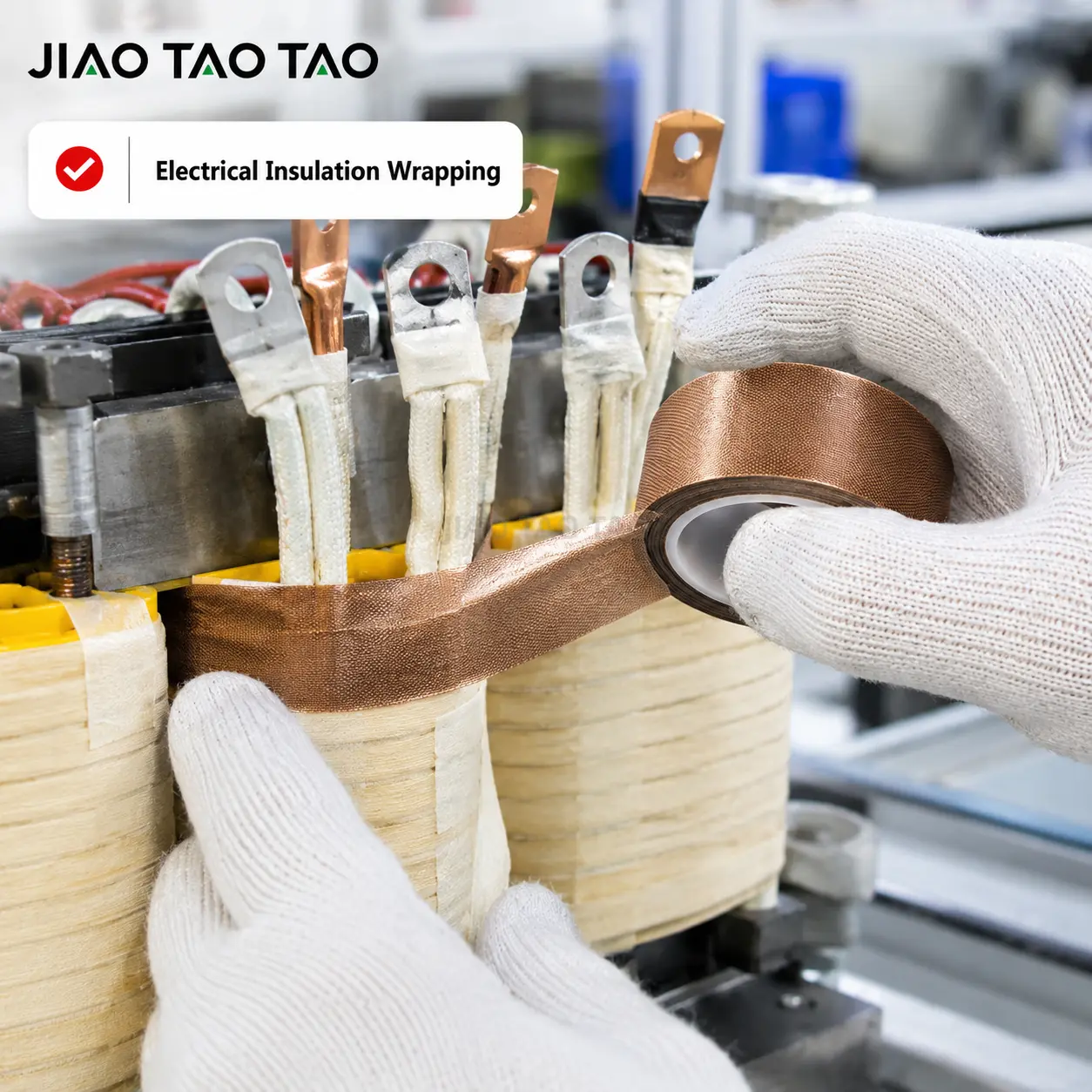 PTFE fiberglass tape for transformer coil insulation and wire cable protection